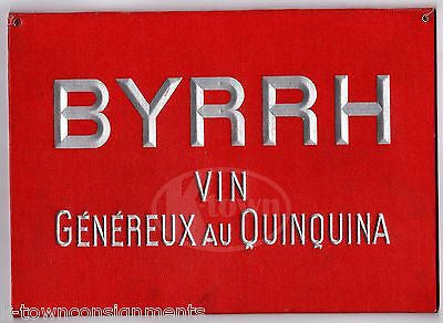 BYRRH VIOLET FRERES WINE ANTIQUE GRAPHIC ADVERTISING BAR RESTAURANT MENU COVER - K-townConsignments