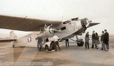 AMERICAN AIRWAYS FORD TRI-MOTOR US AIR MAIL CLIPPER AIRPLANE PHOTO CONTACT SHEET - K-townConsignments