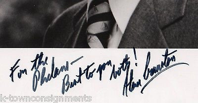 ALAN CRANSTON CALIFORNIA SENATOR ORIGINAL VINTAGE AUTOGRAPH SIGNED SENATE PHOTO - K-townConsignments