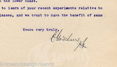 LEON GODCHAUX NEW ORLEANS SUGAR PLANTATIONS ANTIQUE AUTOGRAPH SIGNED LETTERHEAD - K-townConsignments