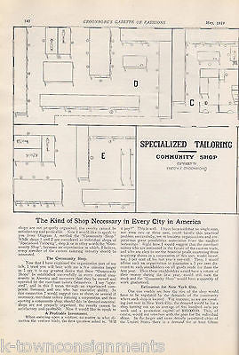 CROONBORG'S GAZETTE OF FASHIONS ANTIQUE ILLUSTRATED DRESS CLOTHING MAGAZINE 1919 - K-townConsignments