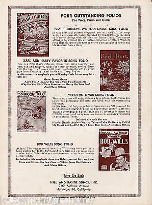 BILLY HUGHES SINGS NOBODY'S FOOL VINTAGE COUNTRY MUSIC SONG SHEET MUSIC 1947 - K-townConsignments