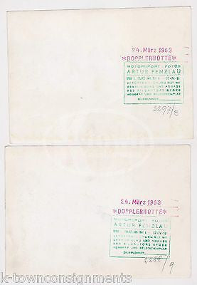 AUSTRIA DOPPLERHOTTE MOTORCYCLE RACING ORIGINAL ARTUR FENZLAU PHOTOS 1963 - K-townConsignments