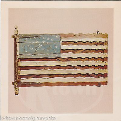 AMERICAN AIRLINES AMERICAN FLAG FOLK ART VINTAGE GRAPHIC ADVERTISING DINNER MENU - K-townConsignments