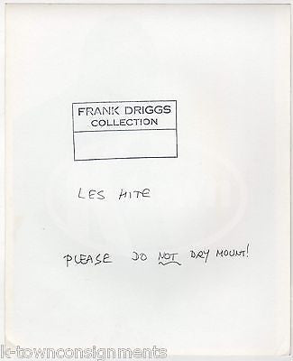 LES HITE JAZZ BIG BAND LEADER MUSICIAN VINTAGE FRANK DRIGGS COLLECTION PHOTO - K-townConsignments