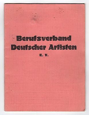 WWII BERLIN GERMANY ART DEALER ORIGINAL WORK PASSPORT TRAVEL DOCUMENTS 1935-1939 - K-townConsignments
