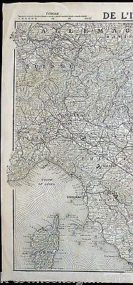 ITALY HUNGARY SERBIA MEDITERRANEAN SEA ANTIQUE FRENCH POSTER MAN 1915 - K-townConsignments