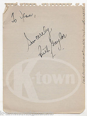 DICK POWELL BIG BAND MUSICIAN DIRECTOR ACTOR VINTAGE AUTOGRAPH SIGNED PAGE - K-townConsignments