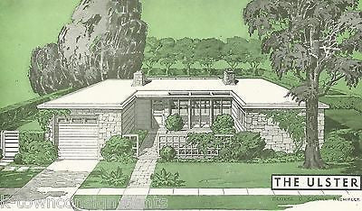 ULSTER ARCHITECTURAL HOME DESIGN VINTAGE GRAPHIC ADVERTISING SALES PRINT - K-townConsignments