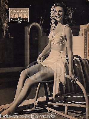 DUSTY ANDERSON PIN-UP OFF DUTY COMIC CARTOONS & TOKYO PX YANK MILITARY MAGAZINE - K-townConsignments