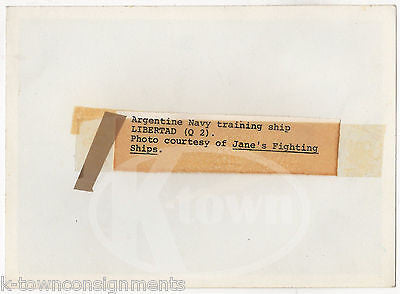 LIBERTAD ARGENTINA NAVY TRAINING SHIP Q2 VINTAGE MILITARY FILE PHOTO - K-townConsignments