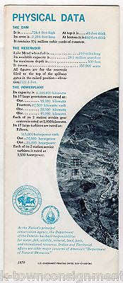 HOOVER DAM MOVIE VINTAGE GRAPHIC ADVERTISING SOUVENIR TRAVEL BROCHURE & FLYER - K-townConsignments