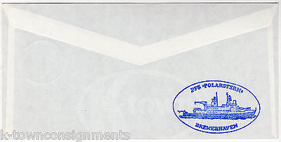 POLISH ANTARCTIC EXPEDITION BIOMASS EXPERIMENT STAMPED POSTAL MAIL COVER 1984 - K-townConsignments