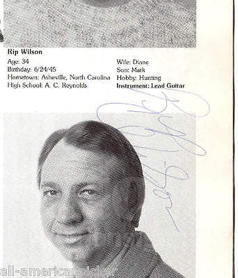 HELEN CORNELIUS JIM ED BROWN RIP WILSON COUNTRY MUSIC AUTOGRAPH SIGNED PROGRAM - K-townConsignments