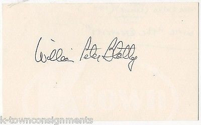 WILLIAM PETER BLATLEY EXCORCIST MOVIE WRITER VINTAGE AUTOGRAPH SIGNED CARD - K-townConsignments