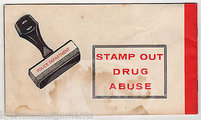 DRUG ABUSE NASSAU NY POLICE DEPARTMENT VINTAGE GRAPHIC NARCOTICS WARNING BOOKLET - K-townConsignments