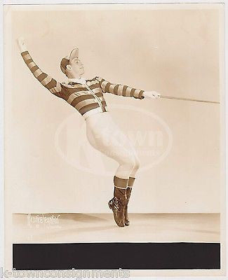 FREDERIC FRANKLIN HORSE JOCKEY BALLET ACTOR VINTAGE BALLET RUSSE STAGE PHOTO - K-townConsignments