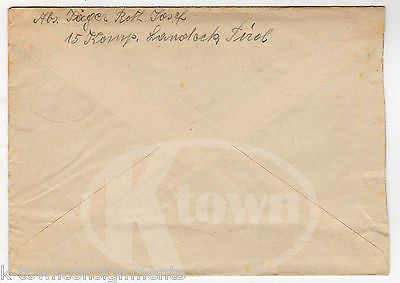 LANDECK GERMANY VINTAGE WWII GERMAN SOLDIER FELDPOST STAMPED LETTER 1940 - K-townConsignments