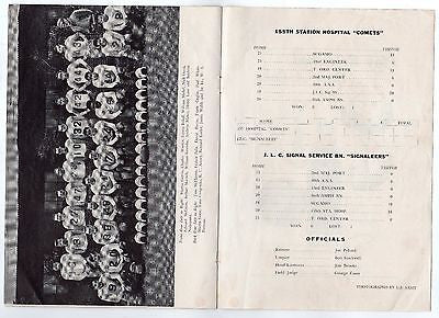 Yokohama Command Occupied Japan Cherry Blossom Bowl Football Game Program 1951 - K-townConsignments