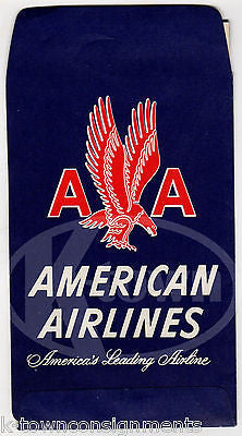 AMERICAN AIRLINES EXCESS BAGGAGE VINTAGE GRAPHIC ADVERTISING FLIGHT TICKET STUB - K-townConsignments