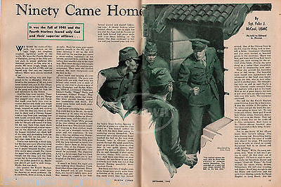 FOREIGN SERVICE VINTAGE GRAPHIC ILLUSTRATED WWII VETERANS NEWS MAGAZINE 1946 - K-townConsignments