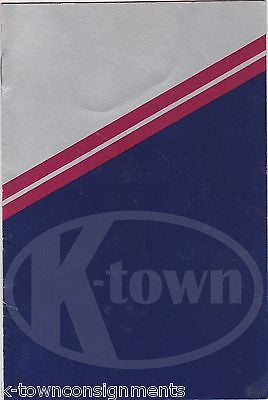TWA TRANS WORLD AIRLINES VINTAGE GRAPHIC ADVERTISING IN FLIGHT FULL DINNER MENU - K-townConsignments
