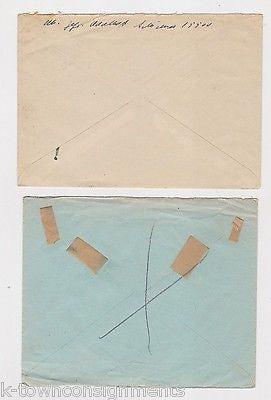 GERMAN FELDPOST VINTAGE WWII ERA STAMPED POSTAL MAIL COVERS LOT TRIER 1940s - K-townConsignments