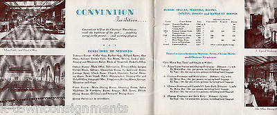 CHATEAU FRONTENAC QUEBEC VINTAGE CANADIAN PACIFIC GRAPHIC ADVERTISING BOOK 1937 - K-townConsignments