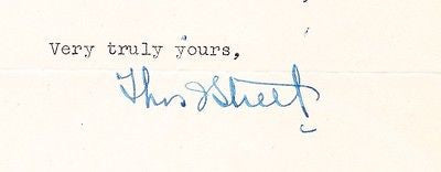 NEW AMSTERDAM CASUALTY INSURANCE THOMAS STREET ANTIQUE SIGNED LETTERHEAD 1928 - K-townConsignments