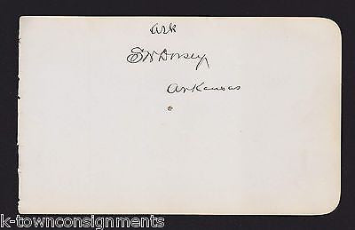 STEPHEN DORSEY CIVIL WAR SOLDIER ARKANSAS SENATOR ORIGINAL AUTOGRAPH SIGNATURE - K-townConsignments