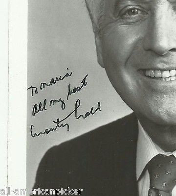 MONTY HALL LET'S MAKE A DEAL HOST ACTOR VINTAGE AUTOGRAPH SIGNED PHOTO PRINT - K-townConsignments