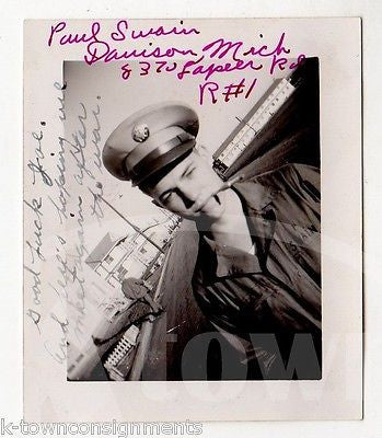 ROBERT SHERIDAN SHEPPARD FIELD TEXAS AIR FORCE BASE VINTAGE IDed SNAPSHOT PHOTO - K-townConsignments