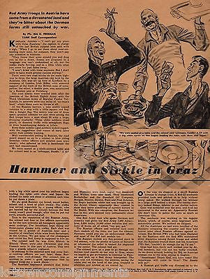 EVELYN ANKERS PIN-UP KAMIKAZE PILOTS & OKINAWA ARTILLERYMEN YANK MAGAZINE 1945 - K-townConsignments