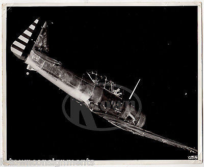 WWII FIGHTER PLANE PILOTS NIGHT FLIGHT CLOSE-UP VINTAGE MILITARY FILE PHOTO - K-townConsignments