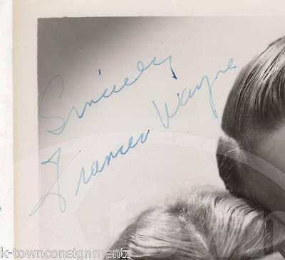 FRANCES WAYNE JAZZ BIG BAND SINGER VINTAGE AUTOGRAPH SIGNED MCA MUSIC PHOTO - K-townConsignments