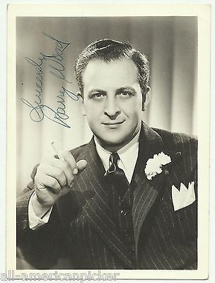 BARRY WOOD YOUR HIT PARADE MUSIC SINGER VINTAGE AUTOGRAPH SIGNED STUDIO PHOTO - K-townConsignments