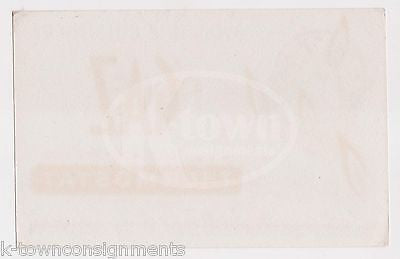 MUNIE D'UN GAS THERMOSTAT VINTAGE INK BLOTTER FRENCH GRAPHIC ADVERTISING CARD - K-townConsignments