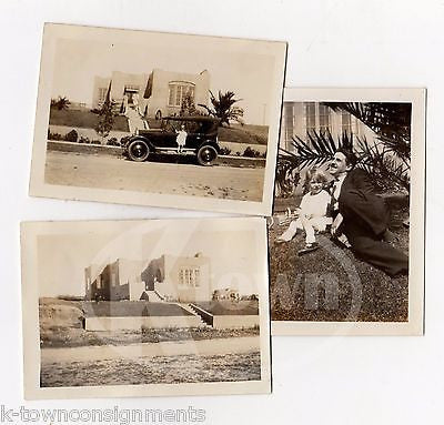 SPALDING FAMILY AMERICAN WEST ADOBE STYLE HOME & MODEL T CAR SNAPSHOT PHOTOS LOT - K-townConsignments
