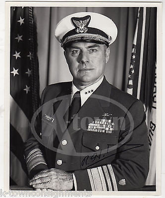 R. H. SCARBOROUGH US COAST GUARD ADMIRAL VINTAGE AUTOGRAPH SIGNED 8x10 PHOTO - K-townConsignments