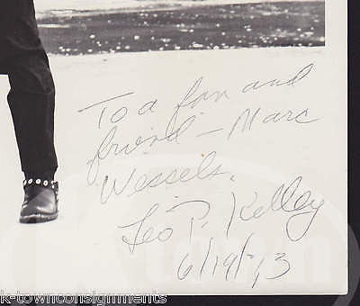 LEO P. KELLEY AUTHOR SCI-FI NOVELIST MYTHMASTER AUTOGRAPH SIGNED 8x10 PHOTO - K-townConsignments