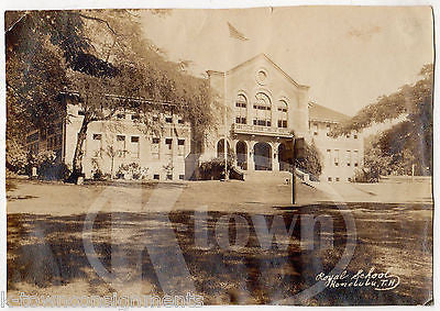 ROYAL SCHOOL HONOLULU BOARDING SCHOOL ARCHITECTURE ANTIQUE SNAPSHOT PHOTOGRAPH - K-townConsignments