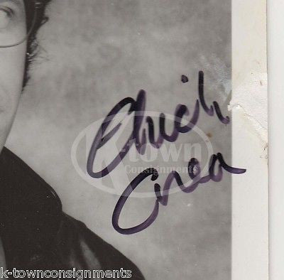 CHICK COREA JAZZ FUSION PIANIST COMPOSER VINTAGE AUTOGRAPH SIGNED PROMO PHOTO - K-townConsignments