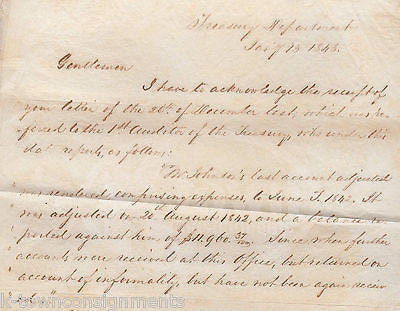 WALTER FORWARD US SECRETARY OF TREASURY CONGRESS ANTIQUE LETTER PRESS DOCUMENT - K-townConsignments