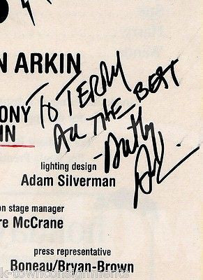 ANTHONY ARKIN POWER PLAYS STAGE ACTOR AUTOGRAPH SIGNED THEATRE PLAYBILL PAGE - K-townConsignments