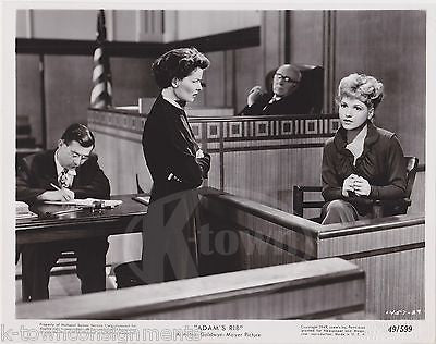 KATHARINE HEPBURN ADAM'S RIB MOVIE ACTRESS COURTROOM SCENE MOVIE STILL PHOTO - K-townConsignments