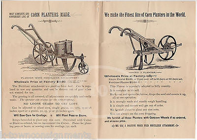 BM ROOT CORN PLANTERS KEYSTONE FARM MACHINES YORK PA ANTIQUE ADVERTISING FLYER - K-townConsignments