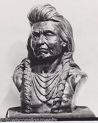 CHIEF JOSEPH ARNOLD GOLDSTEIN NATIVE AMERICAN INDIAN SCULPTURE PHOTO PRINT - K-townConsignments