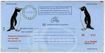 ROSS DEPENDENCY ANTARCTIC POLAR EXPLORATION STAMPED POSTAL MAIL COVER 1979 - K-townConsignments