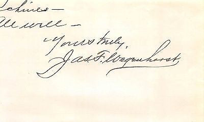 JAMES WAGENHORST JEWELRY GENERAL STORE MERTZTOWN PA ANTIQUE SIGNED LETTER 1889 - K-townConsignments