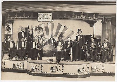 ENRIQUE DURAN SANTO DOMINGO SERENADERS 1930s BIG BAND ORCHESTRA ANTIQUE PHOTO - K-townConsignments